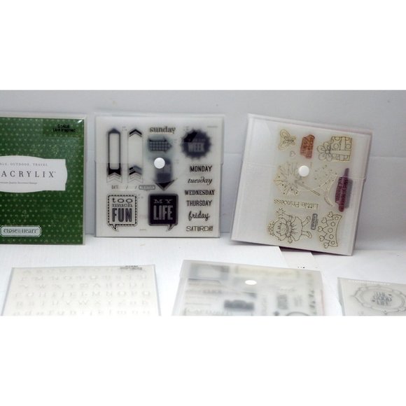 My Acrylix Premium Quality Decorative Stamps Close to my Heart 15 pc - Picture 3 of 15